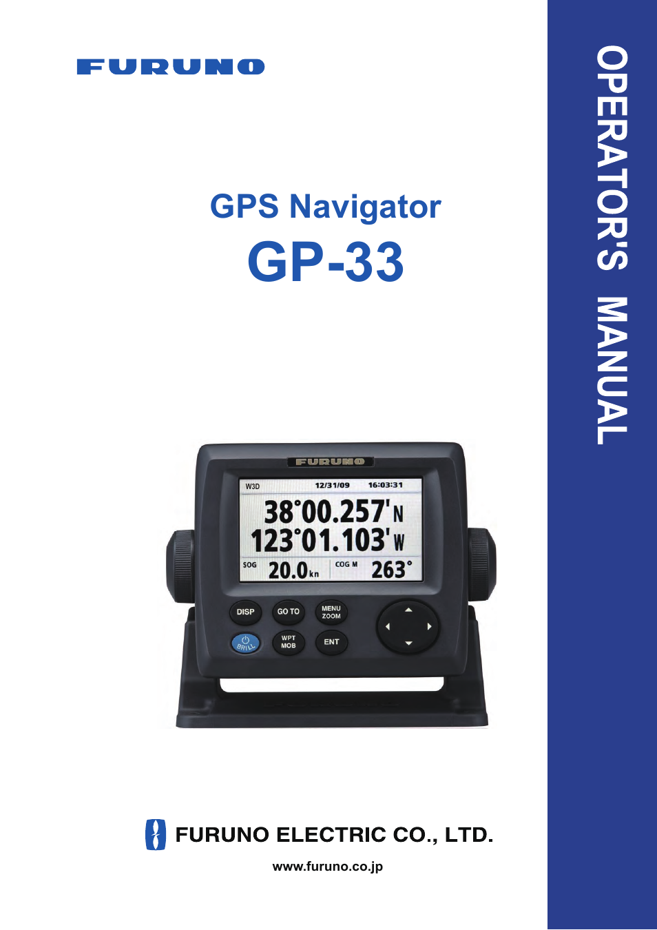 Furuno GP-33 User Manual | 98 pages