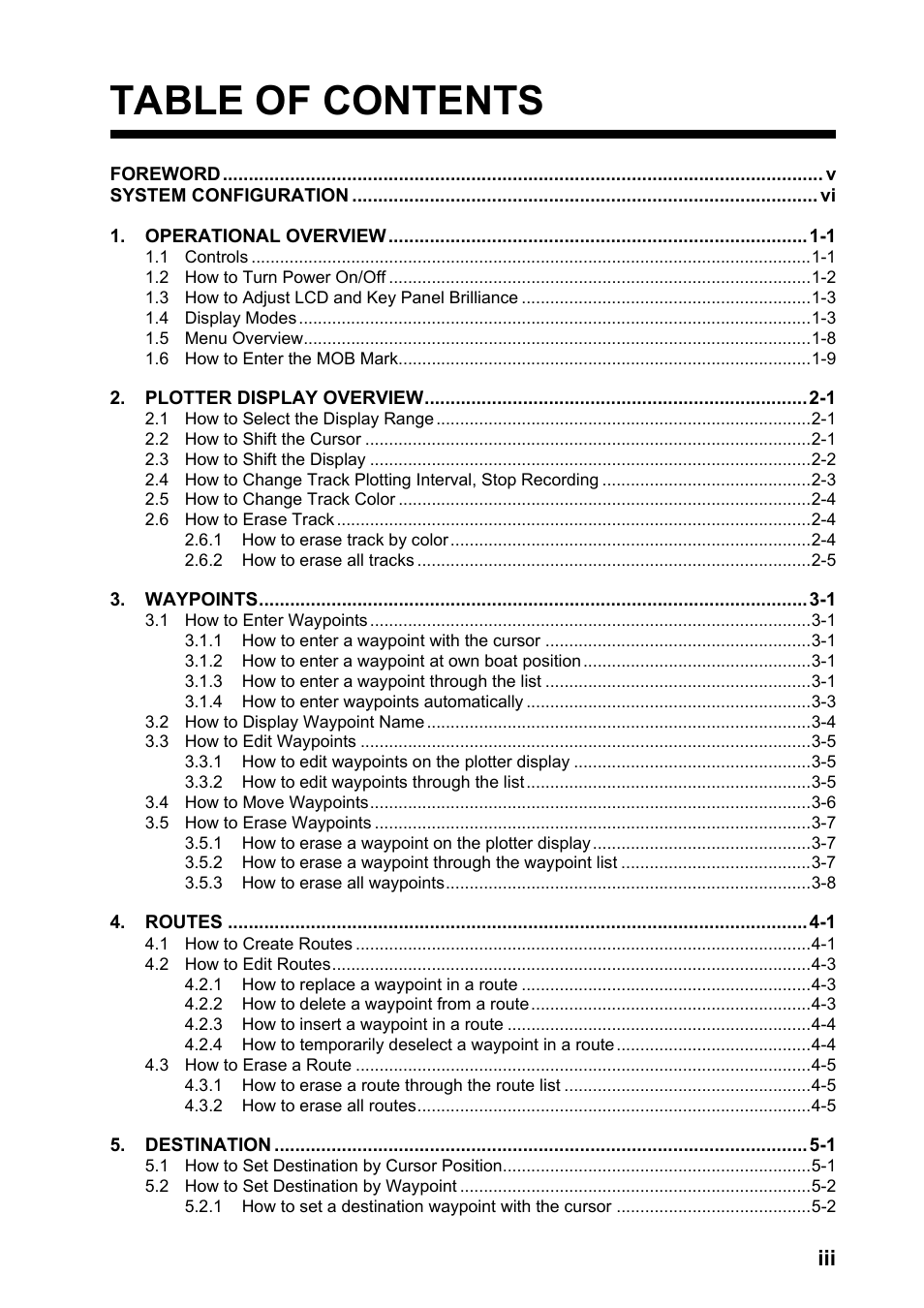 Furuno GP-33 User Manual | Page 5 / 98