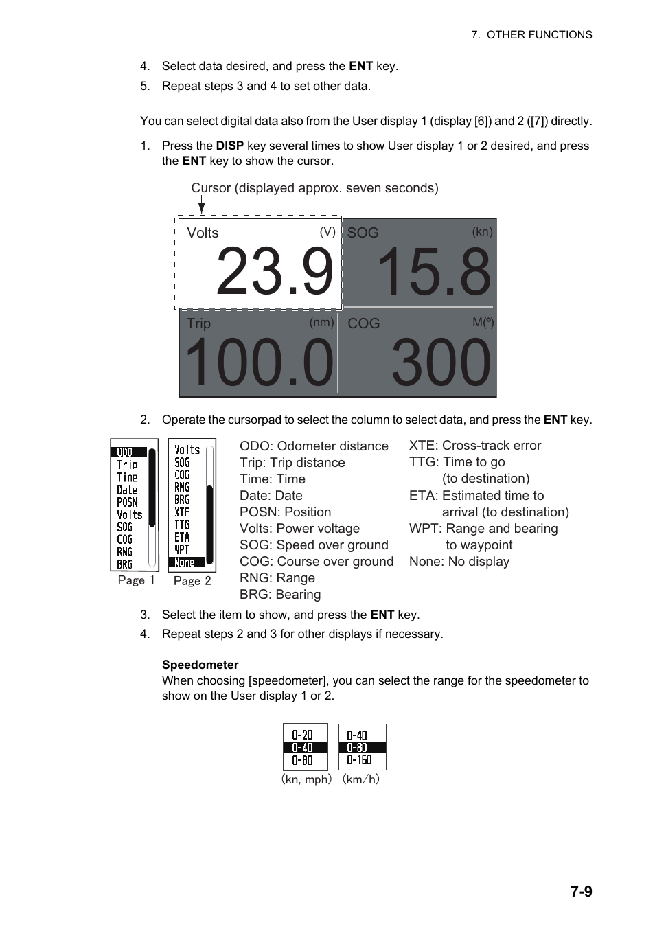 Furuno GP-33 User Manual | Page 59 / 98