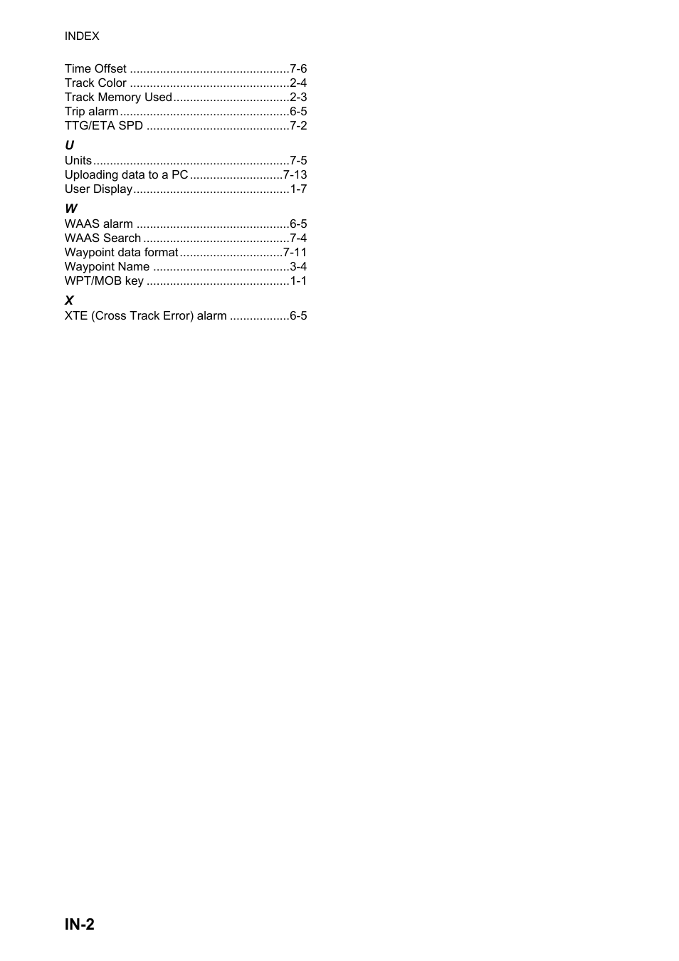 In-2 | Furuno GP-33 User Manual | Page 96 / 98