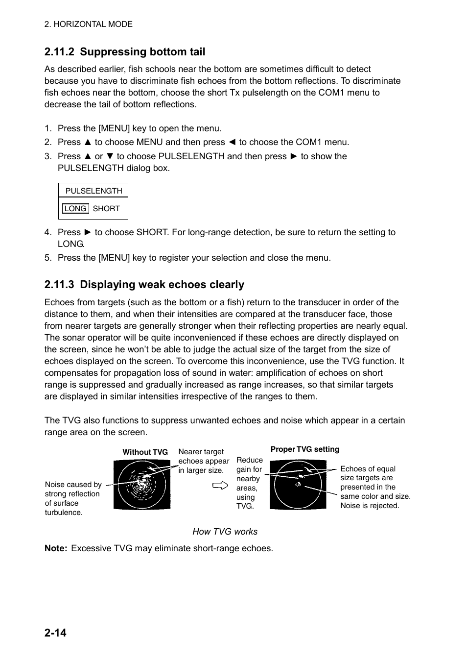 3 displaying weak echoes clearly | Furuno CH-270 User Manual | Page 34 / 118