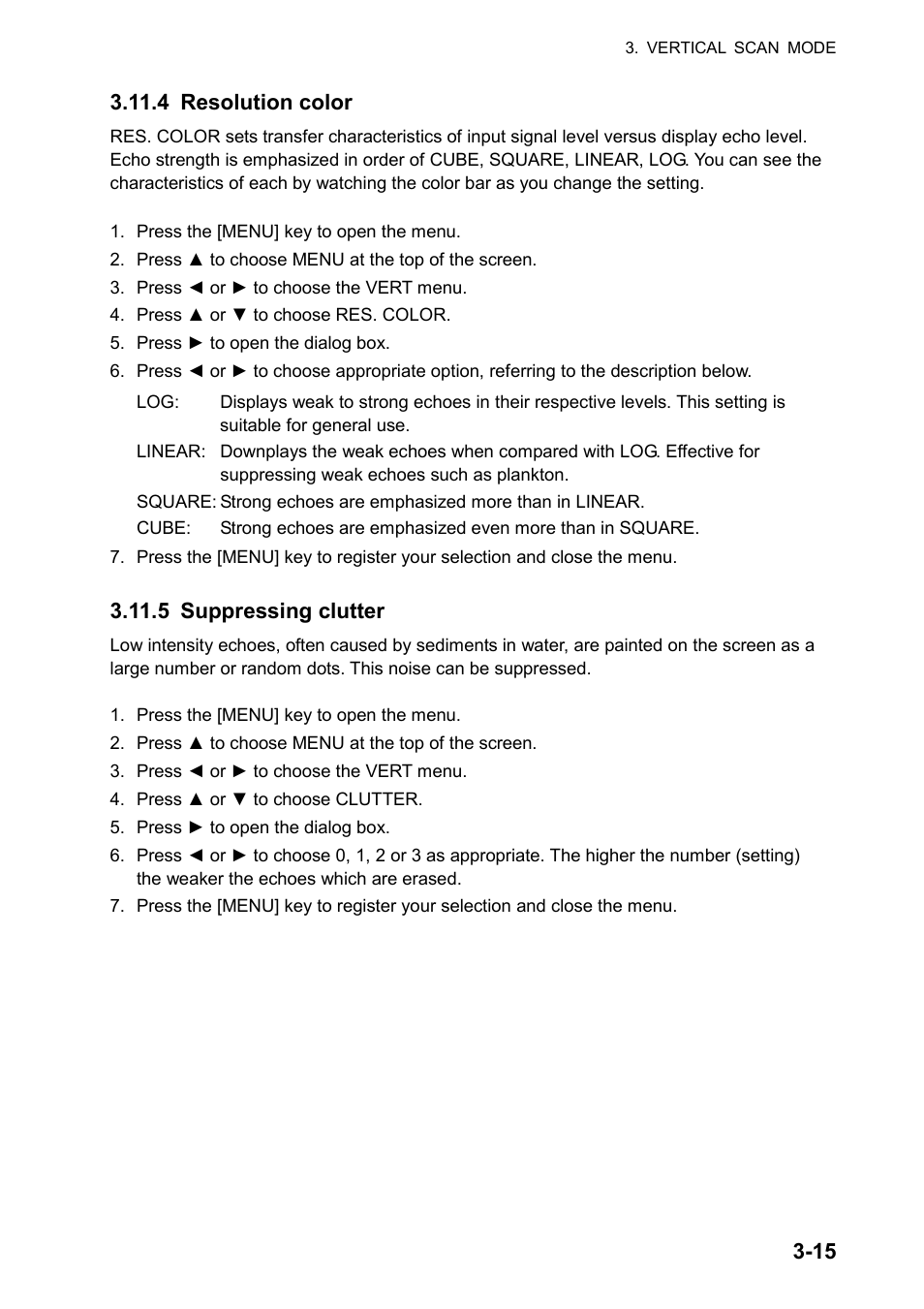 Furuno CH-270 User Manual | Page 69 / 118