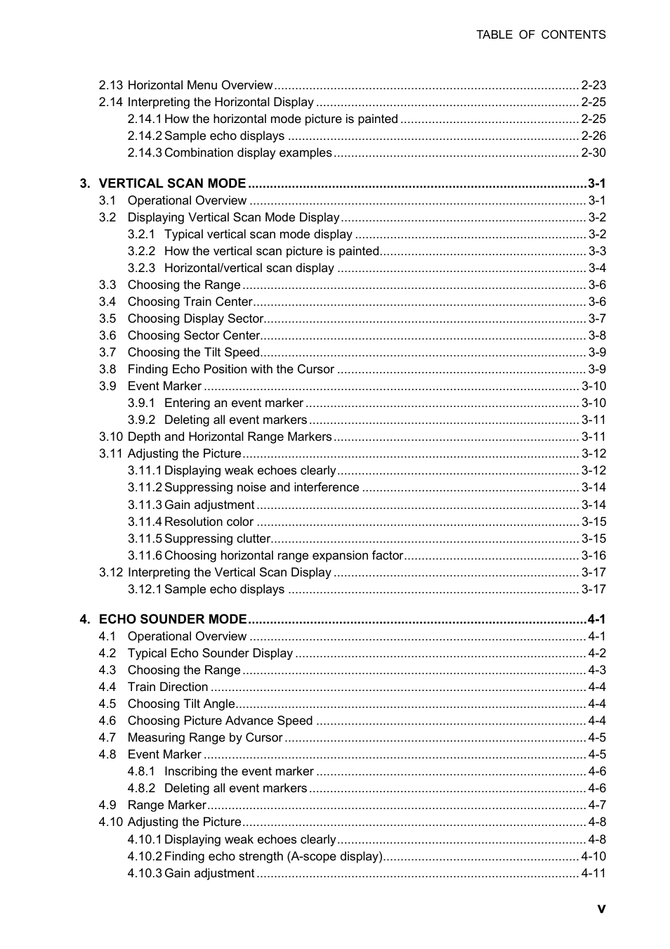 Furuno CH-270 User Manual | Page 7 / 118