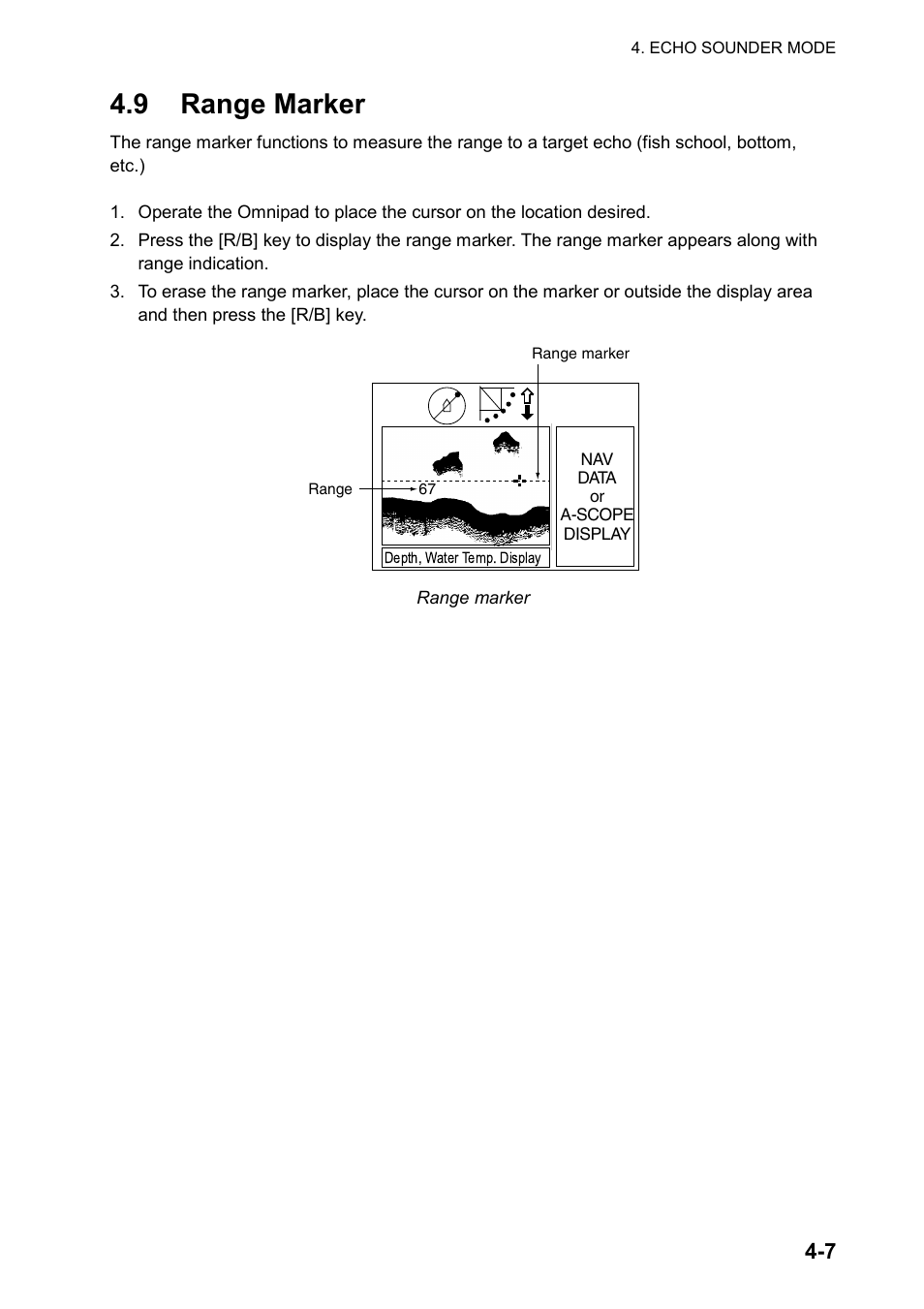9 range marker | Furuno CH-270 User Manual | Page 79 / 118