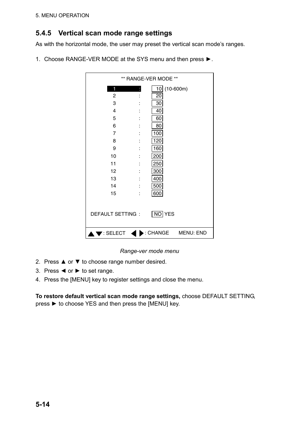 Furuno CH-270 User Manual | Page 98 / 118
