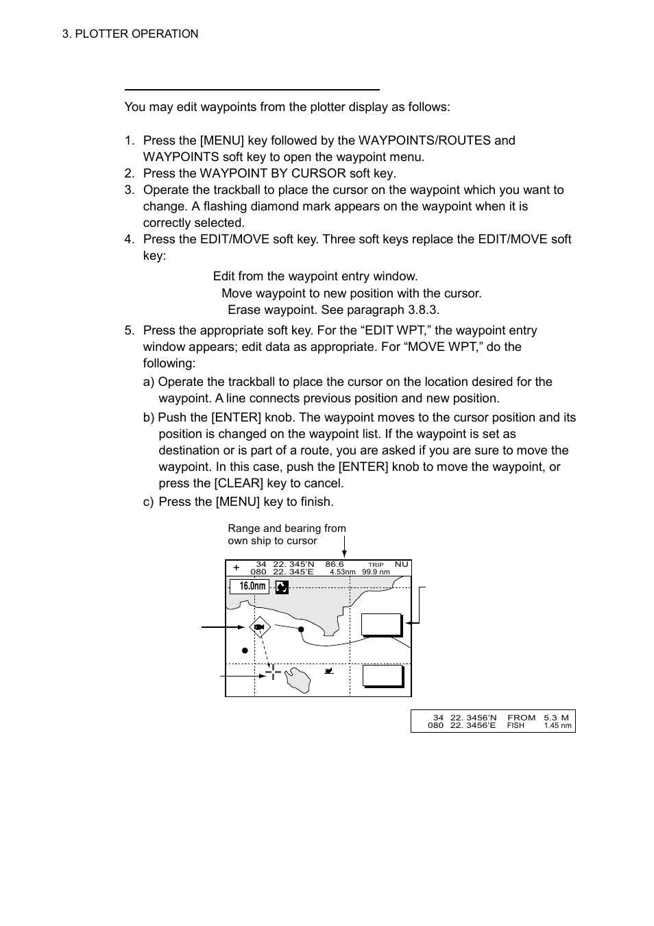 Plotter display | Furuno COLOR VIDEO PLOTTER 1933C User Manual | Page 116 / 251