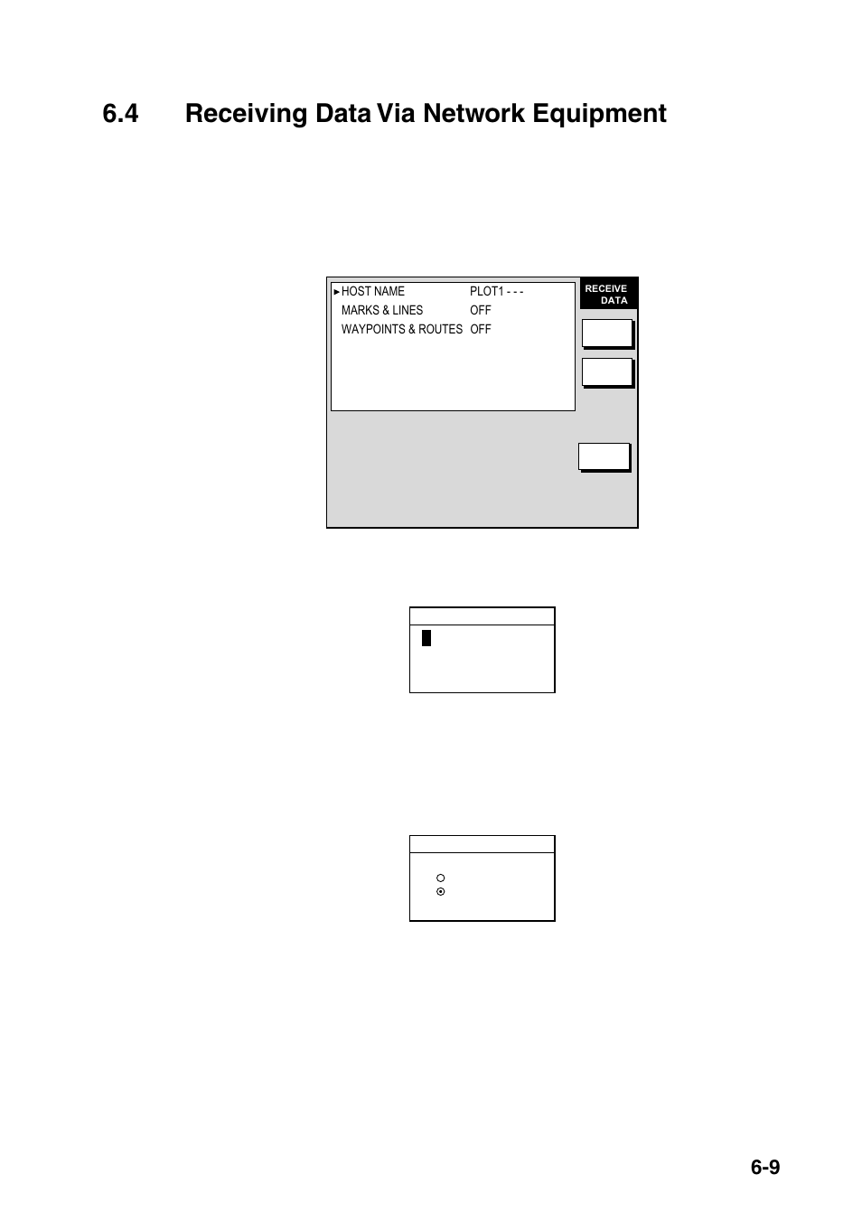 4 receiving data via network equipment | Furuno COLOR VIDEO PLOTTER 1933C User Manual | Page 213 / 251