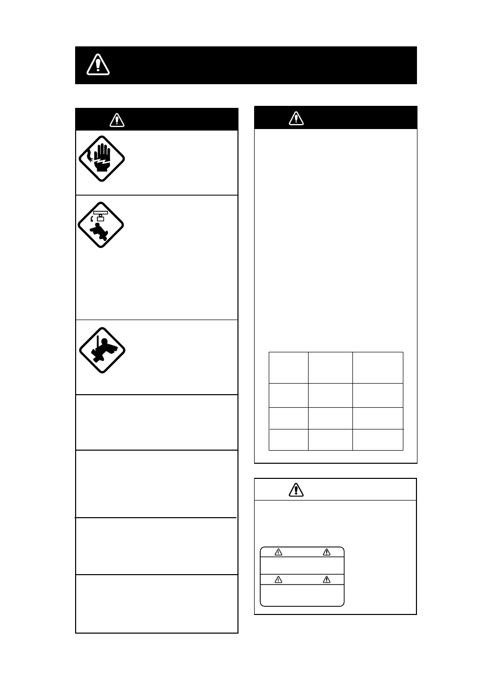 Safety instructions, Warning, Caution | Radio frequency radiation hazard | Furuno COLOR VIDEO PLOTTER 1933C User Manual | Page 3 / 251