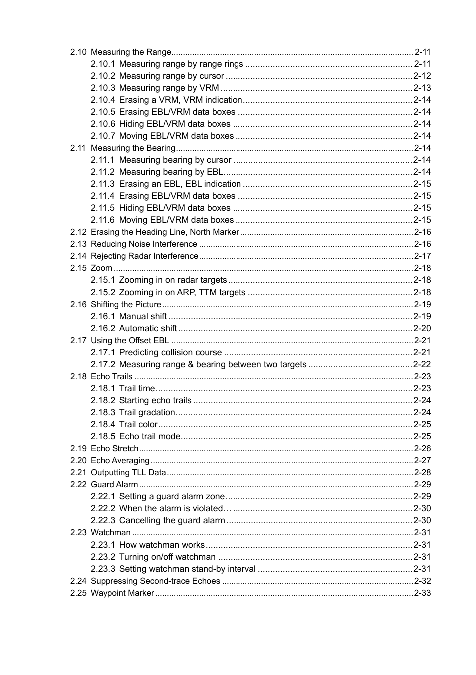 Furuno COLOR VIDEO PLOTTER 1933C User Manual | Page 5 / 251