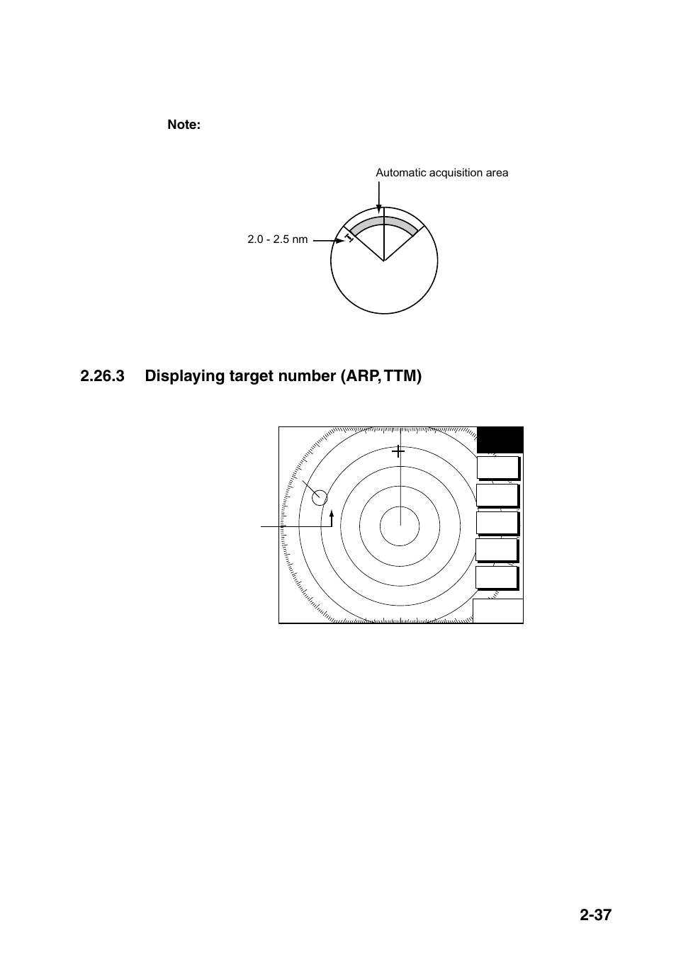 3 displaying target number (arp, ttm) | Furuno COLOR VIDEO PLOTTER 1933C User Manual | Page 71 / 251