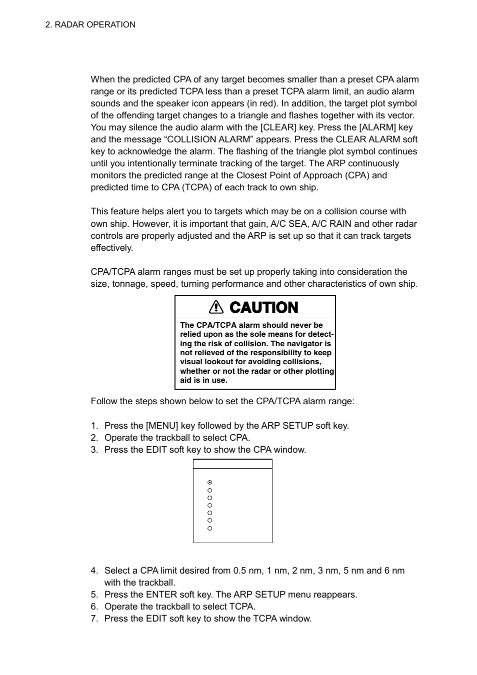 Caution | Furuno COLOR VIDEO PLOTTER 1933C User Manual | Page 76 / 251