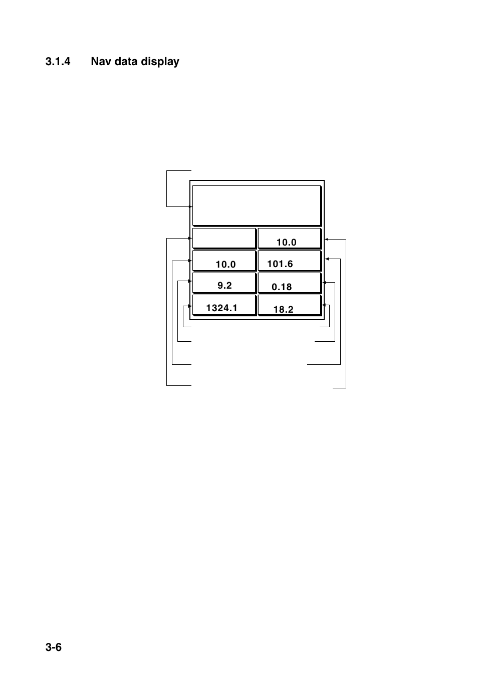 6 3.1.4 nav data display | Furuno COLOR VIDEO PLOTTER 1933C User Manual | Page 90 / 251