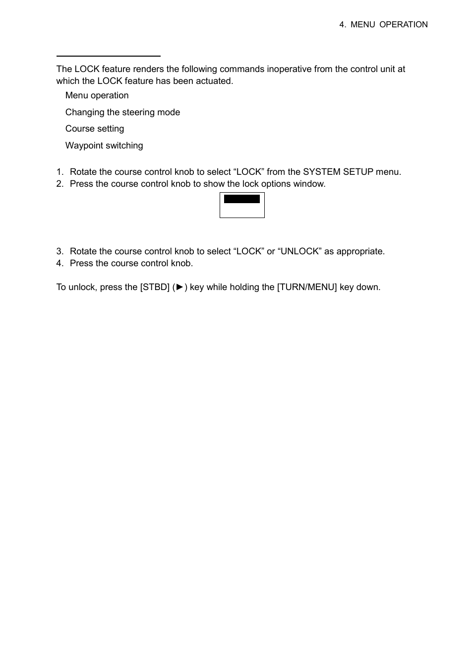 Furuno NAVPILOT 511 User Manual | Page 49 / 73