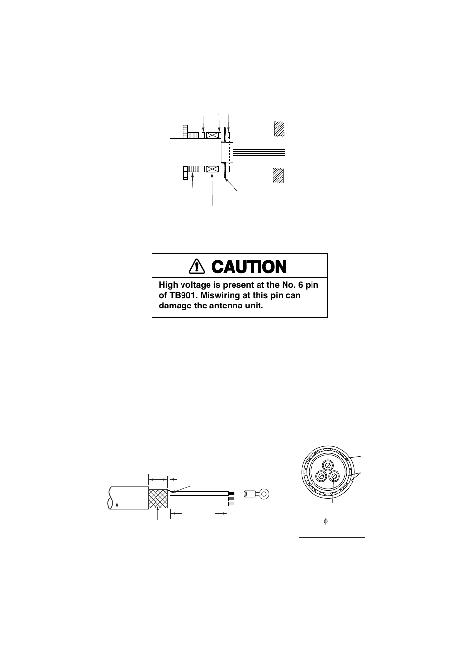 Caution, Fabricating the power cable typcy-2.5 | Furuno 2167DS-BB User Manual | Page 29 / 111