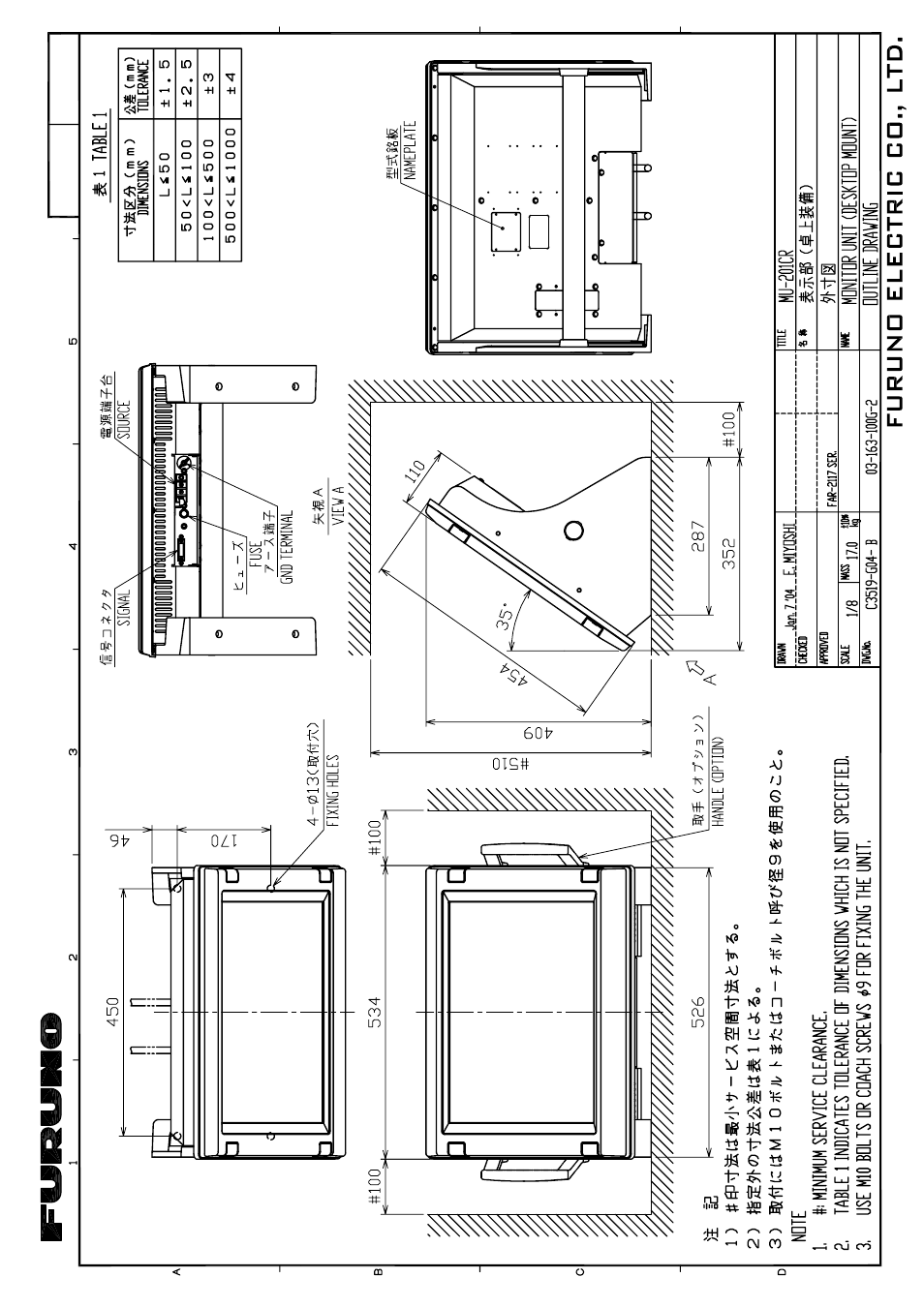 Furuno 2167DS-BB User Manual | Page 95 / 111