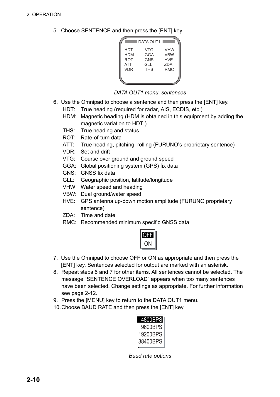 Furuno SC-110 User Manual | Page 40 / 89
