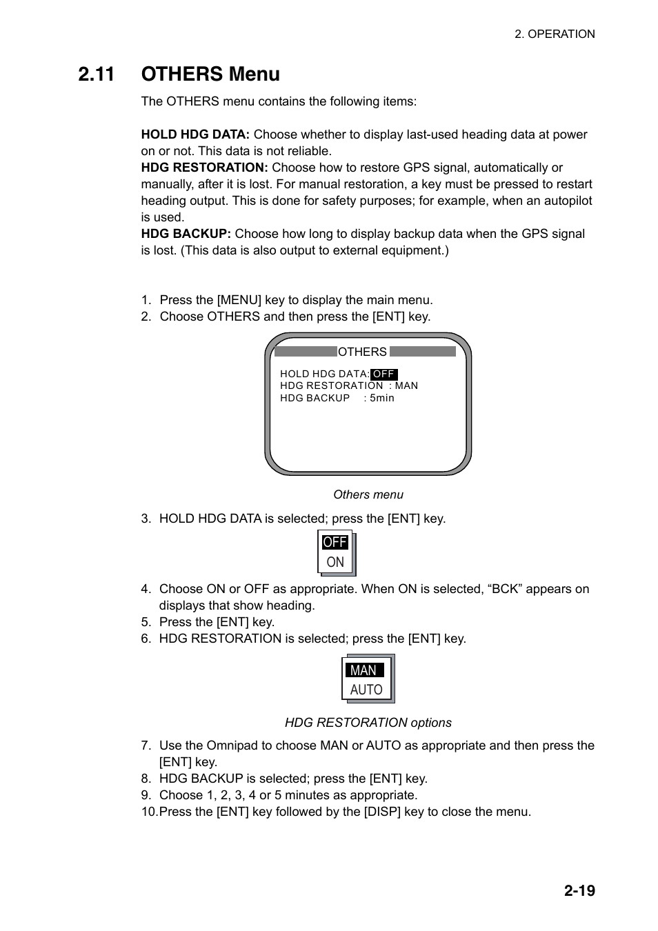 11 others menu | Furuno SC-110 User Manual | Page 49 / 89
