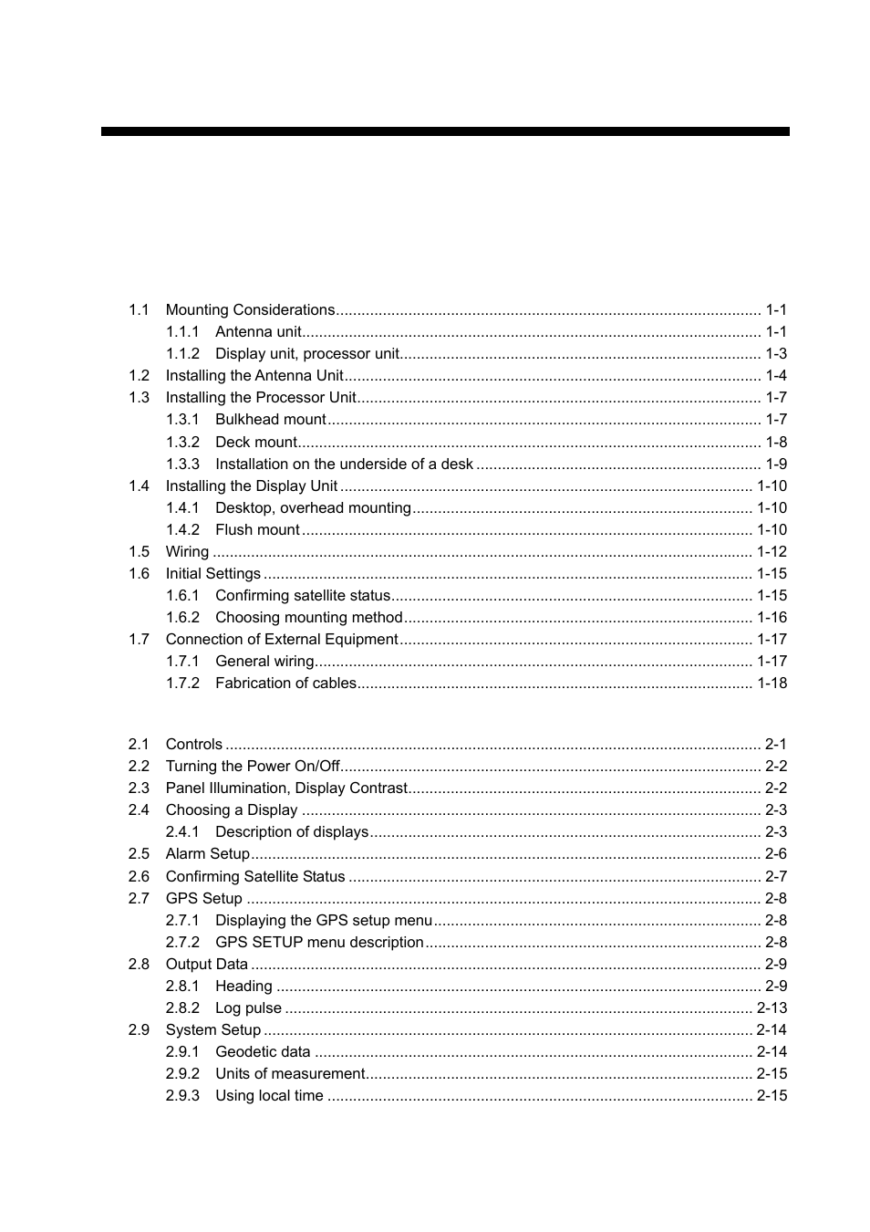 Furuno SC-110 User Manual | Page 5 / 89