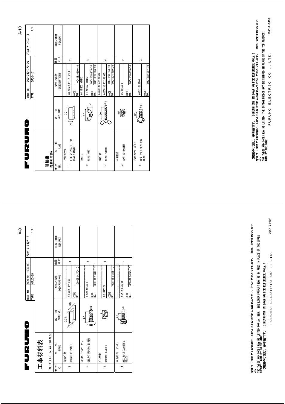 Ꮏ੐ ᧚ ᢱ, A-10 | Furuno SC-110 User Manual | Page 81 / 89