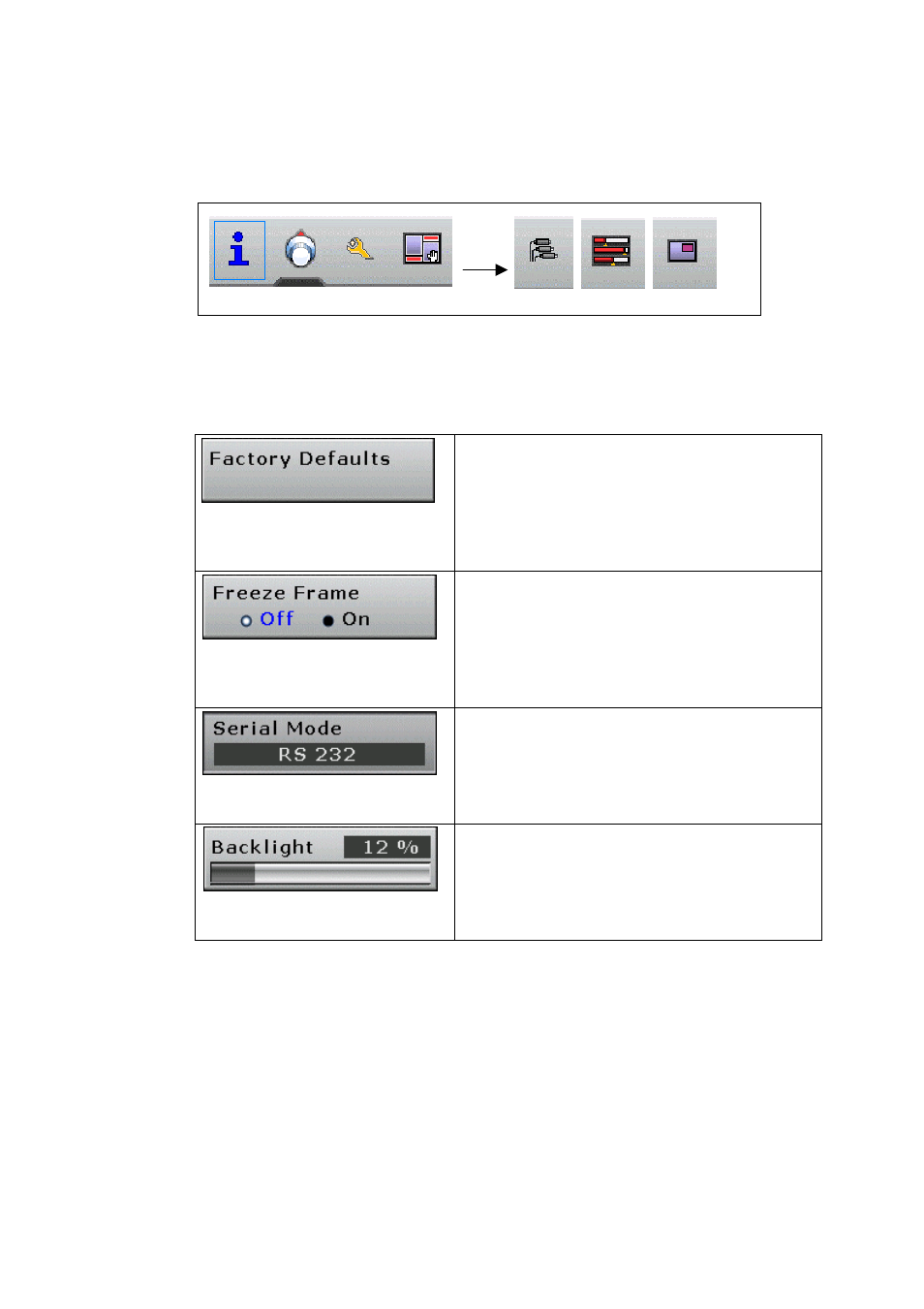 Menu operation | Furuno MU-231CE User Manual | Page 2 / 8