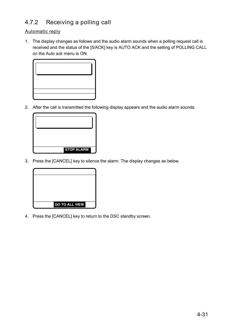 2 receiving a polling call | Furuno RC-1500-1T User Manual | Page 107 / 418