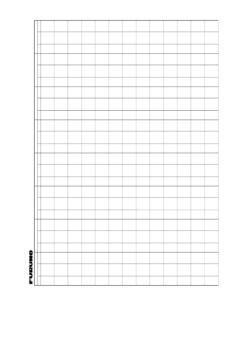 Ap1-3, Itu telex frequency table (3/4) | Furuno RC-1500-1T User Manual | Page 245 / 418