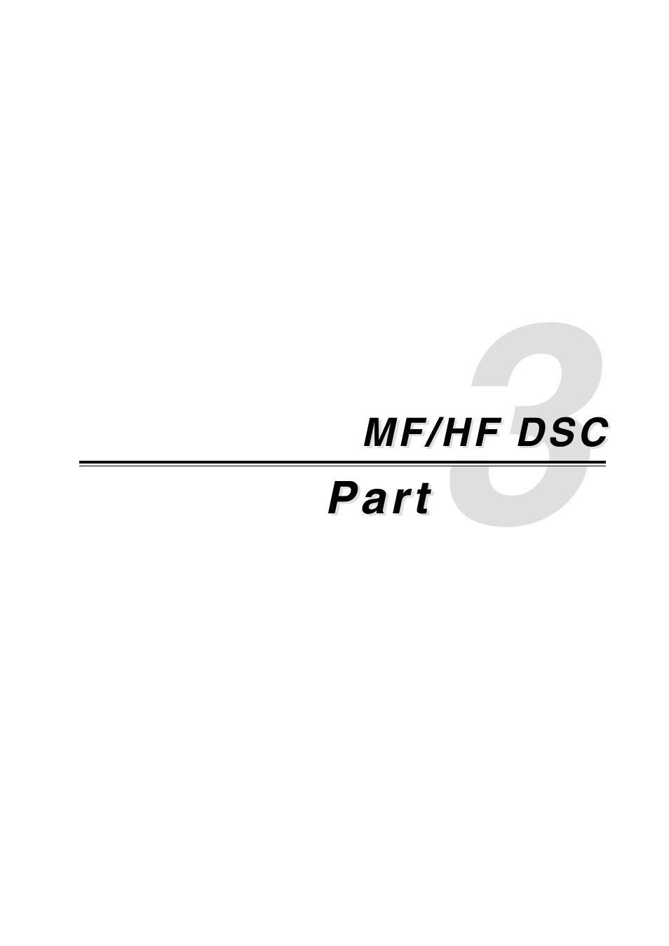 Part 3 mf/hf dsc | Furuno RC-1500-1T User Manual | Page 25 / 418