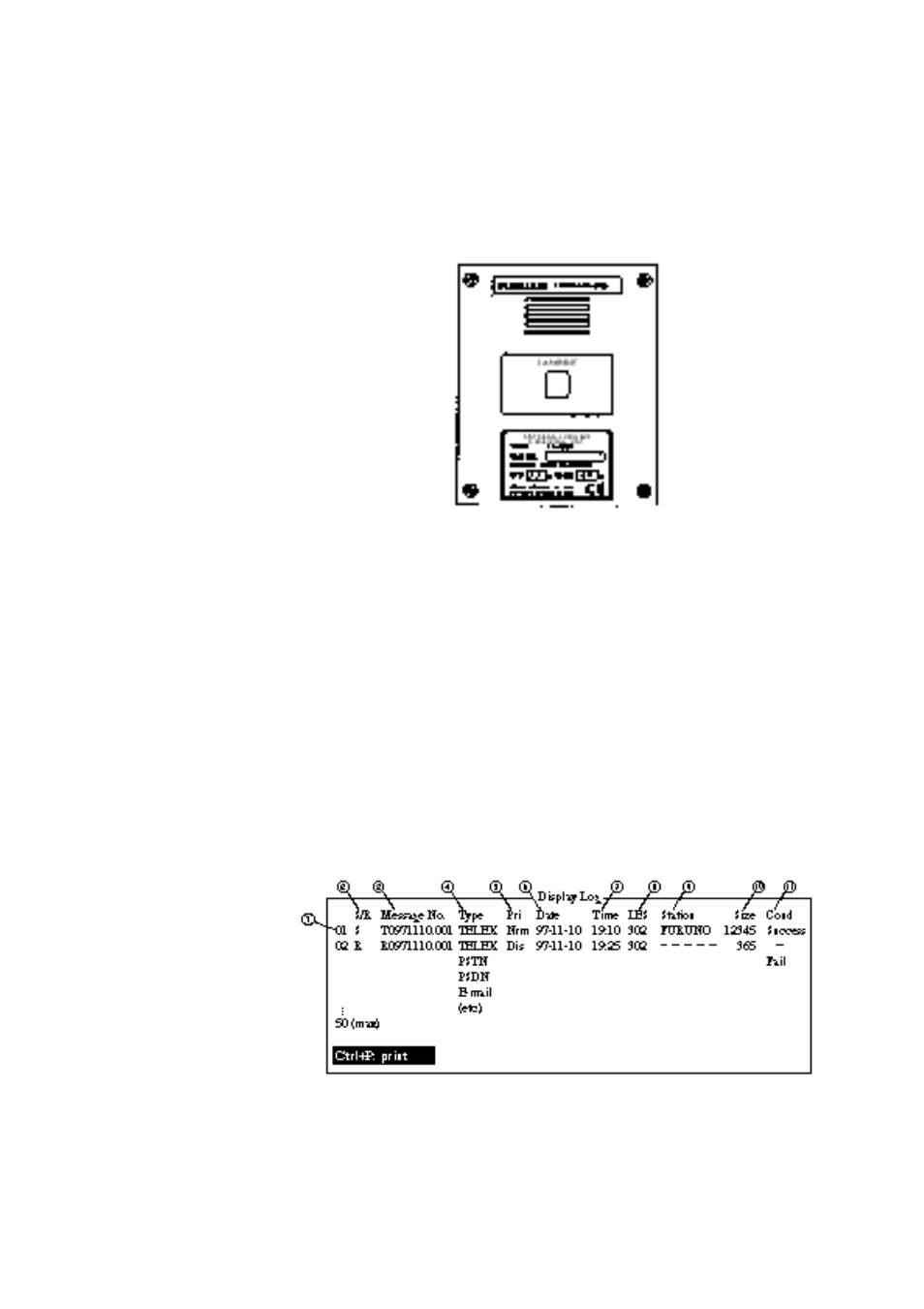 Display log | Furuno RC-1500-1T User Manual | Page 356 / 418