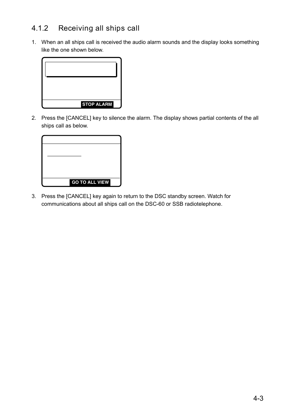 2 receiving all ships call | Furuno RC-1500-1T User Manual | Page 79 / 418