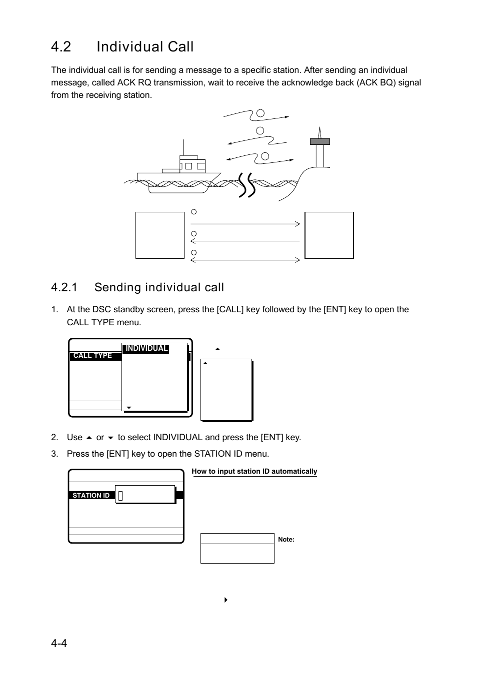 2 individual call, 1 sending individual call | Furuno RC-1500-1T User Manual | Page 80 / 418
