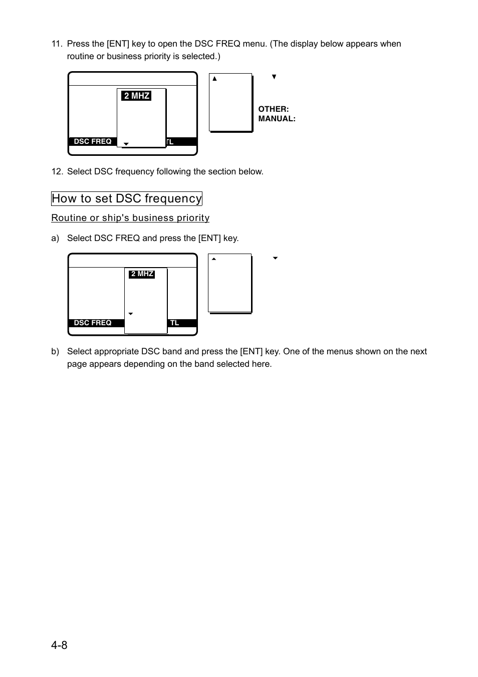 How to set dsc frequency | Furuno RC-1500-1T User Manual | Page 84 / 418