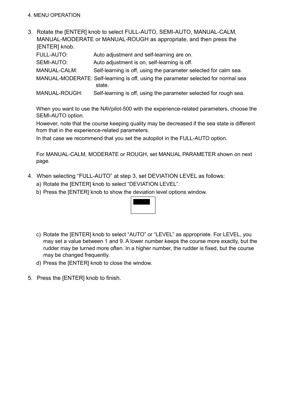 Furuno NAVpilot NAVpilot-500 User Manual | Page 41 / 73