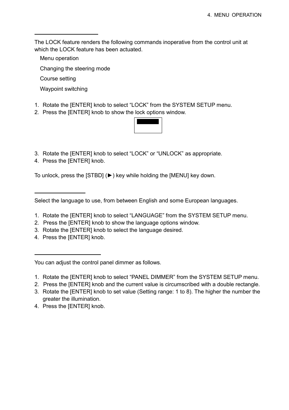 Furuno NAVpilot NAVpilot-500 User Manual | Page 50 / 73