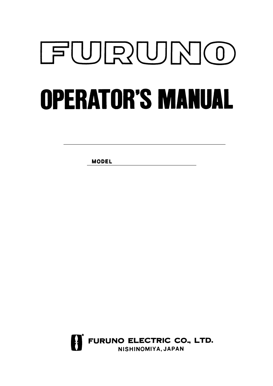 Furuno FE-700 User Manual | 44 pages