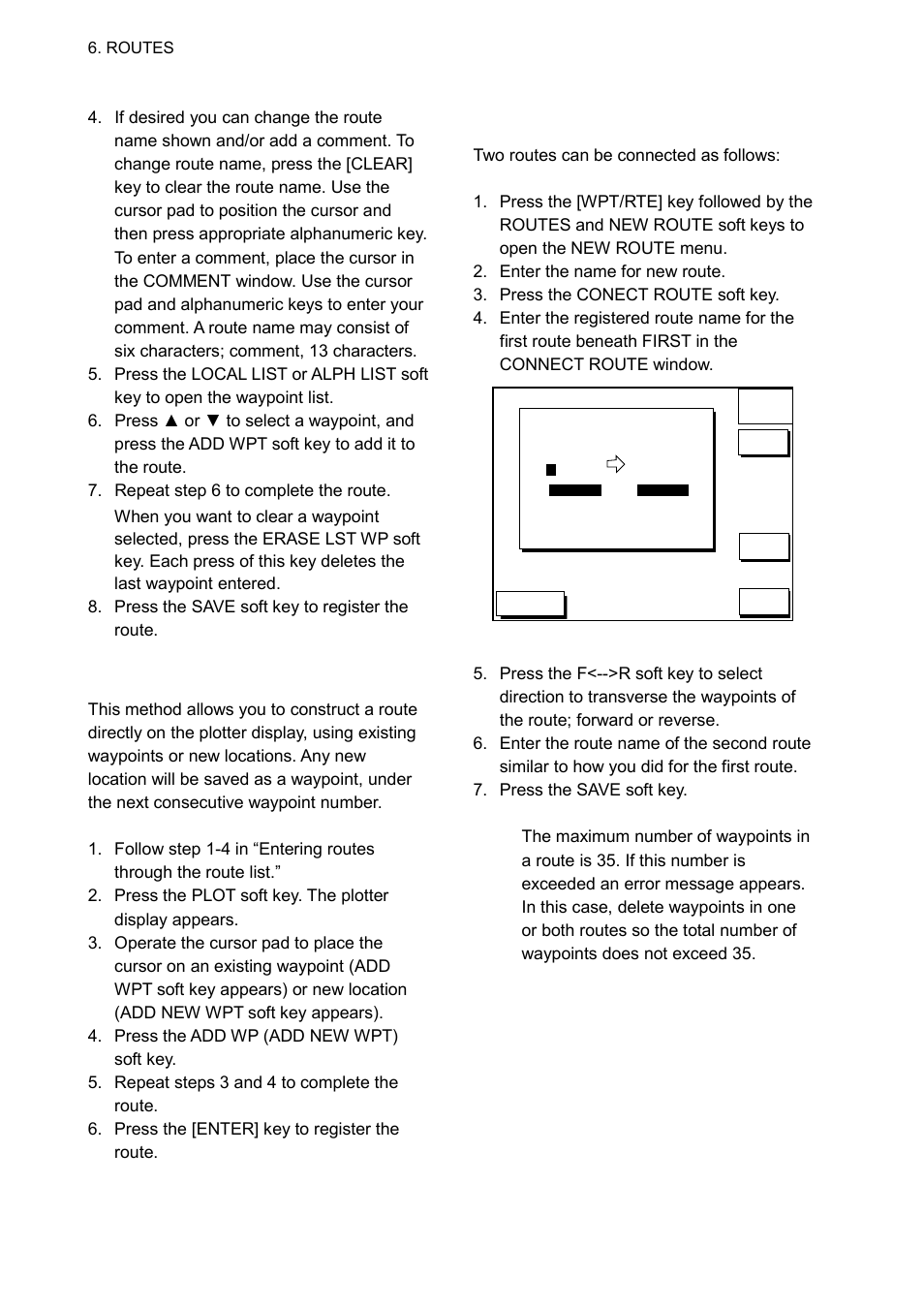 2 connecting routes | Furuno GP-1850WD User Manual | Page 42 / 98