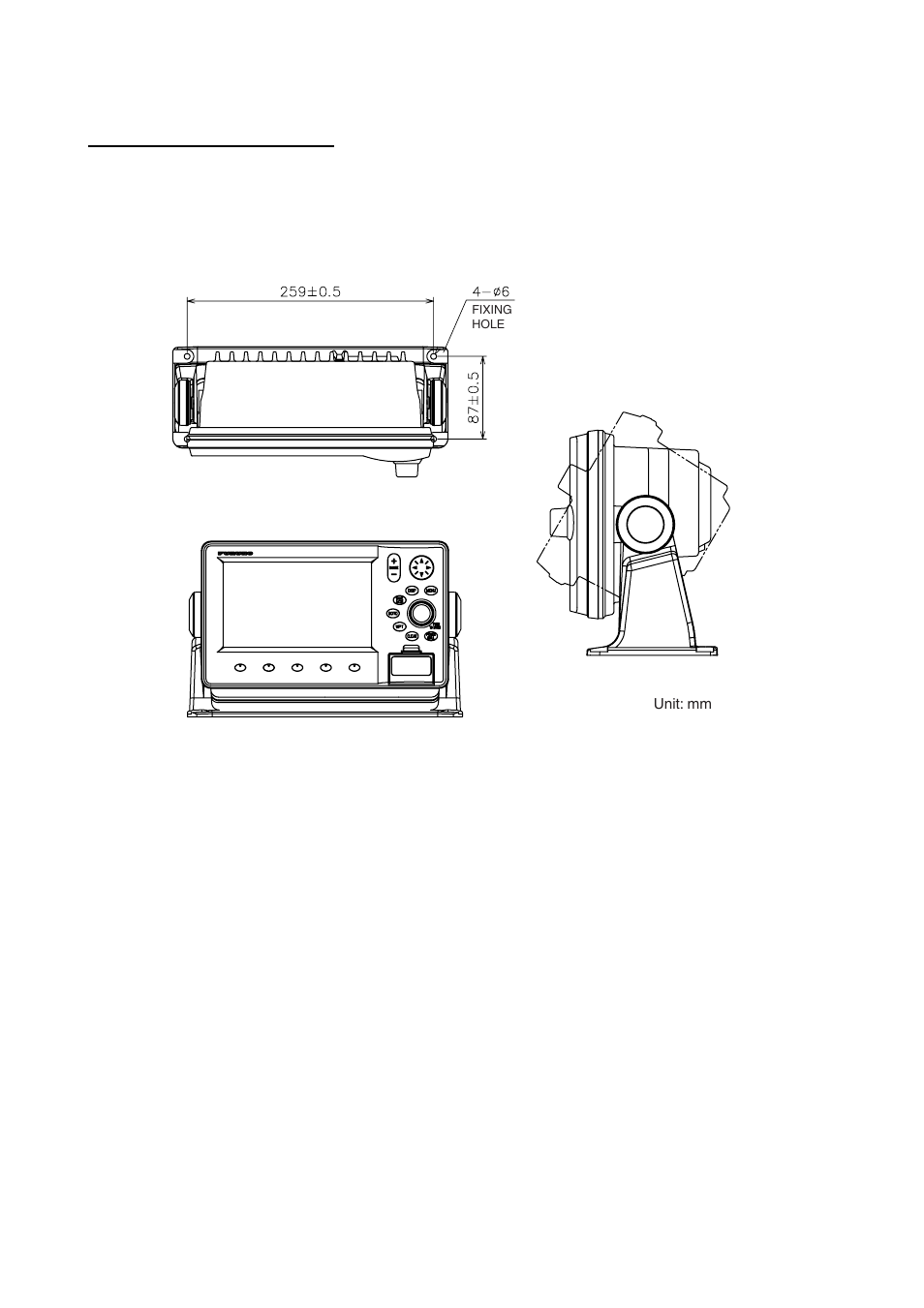 Mounting | Furuno GP-7000 User Manual | Page 6 / 28