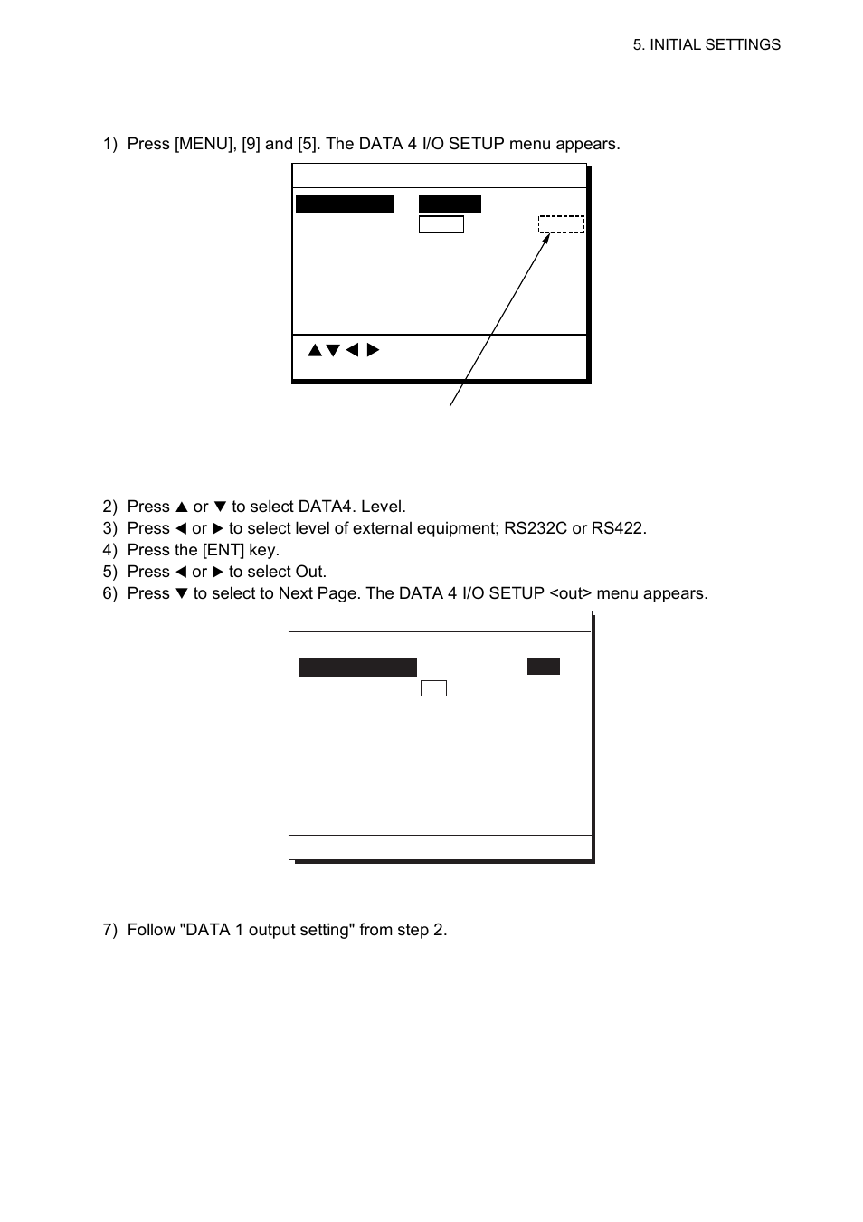 15 setting data 4 to data output | Furuno GP-90 User Manual | Page 17 / 36