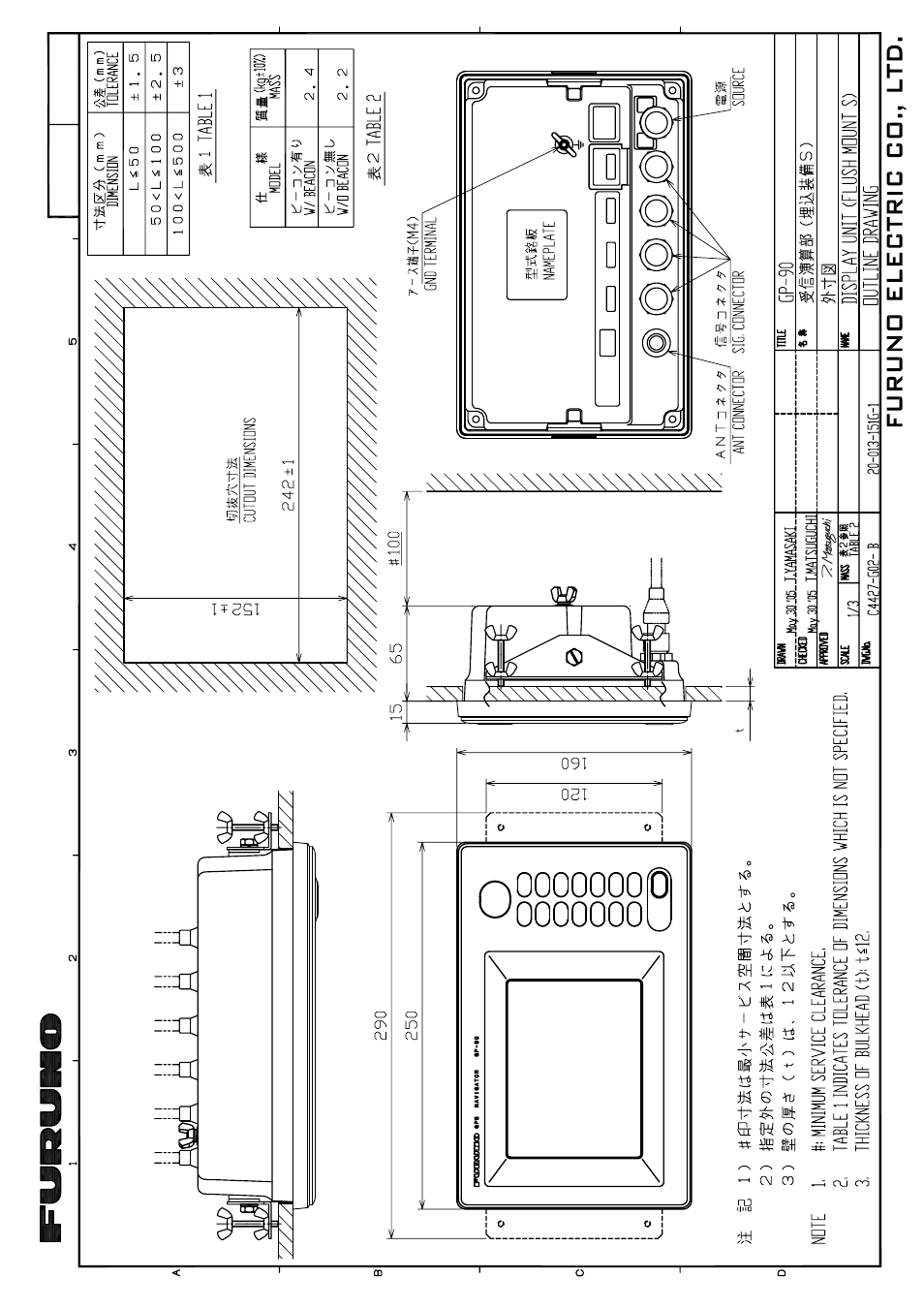 Furuno GP-90 User Manual | Page 27 / 36