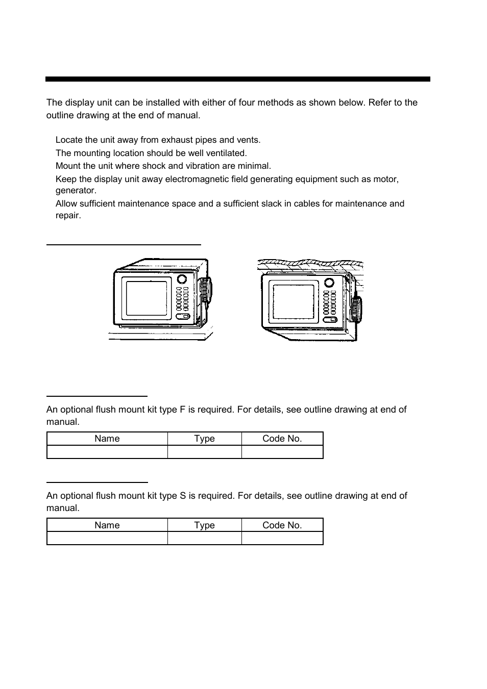 Display unit | Furuno GP-90 User Manual | Page 4 / 36