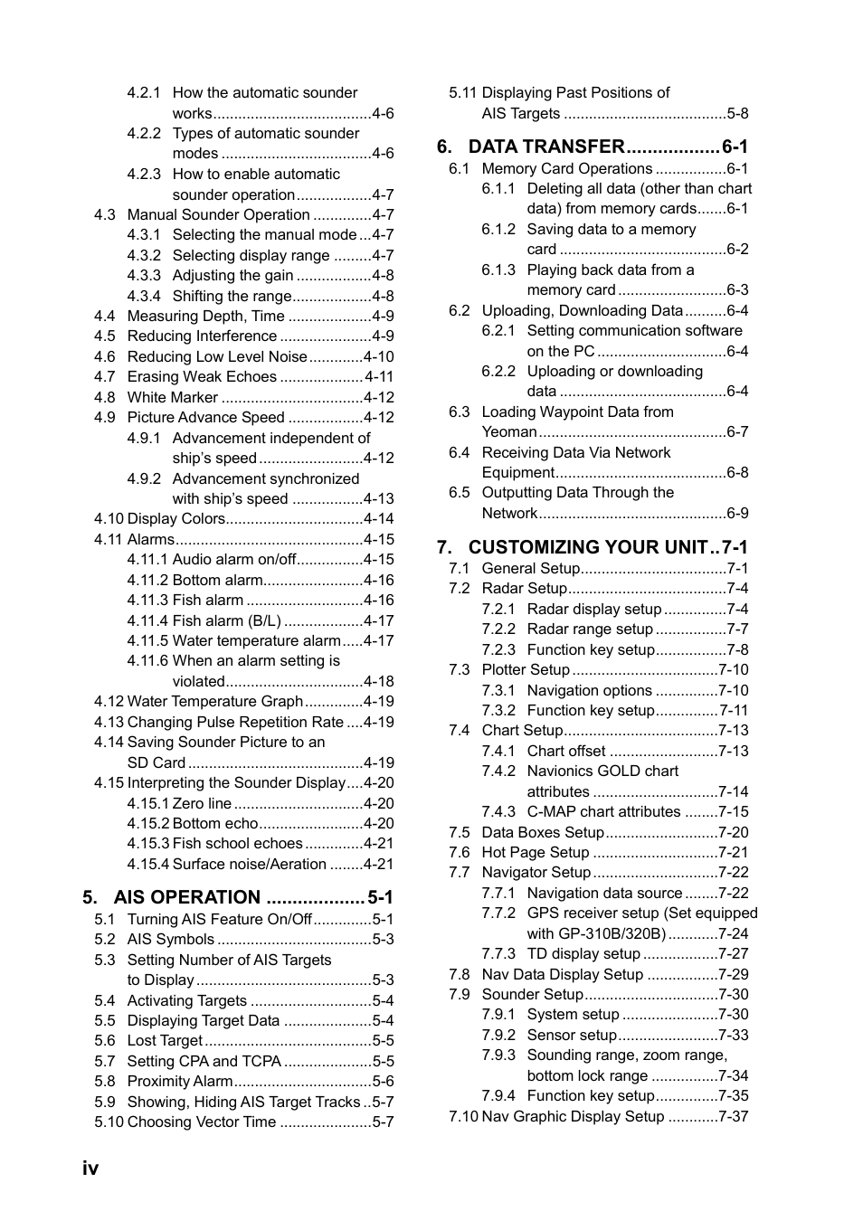 Furuno NAVNET GD-1920C User Manual | Page 5 / 239