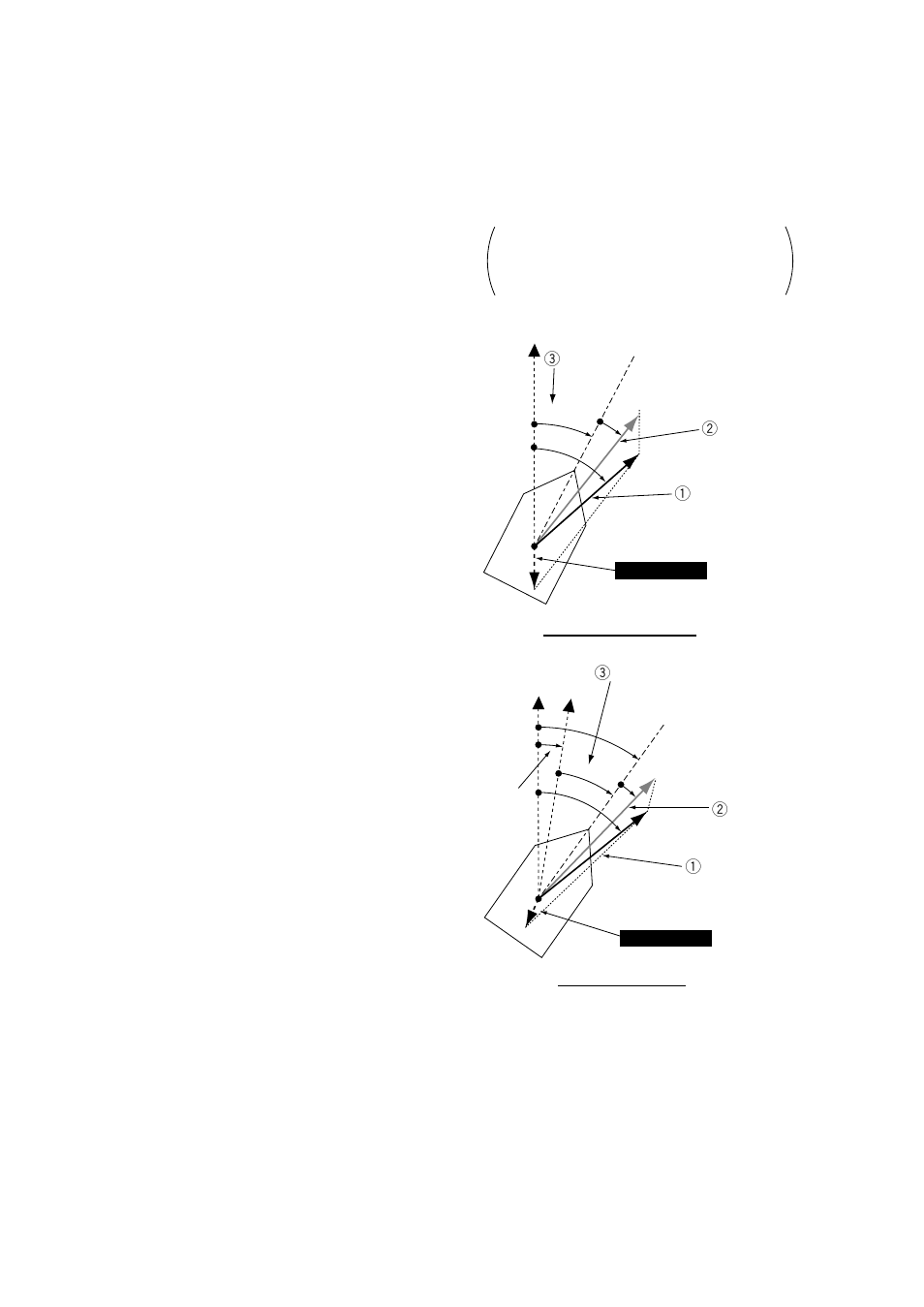 Xtide calculation in nav-aided mode, Without gyro error, With gyro error | Furuno CI-35H User Manual | Page 12 / 69