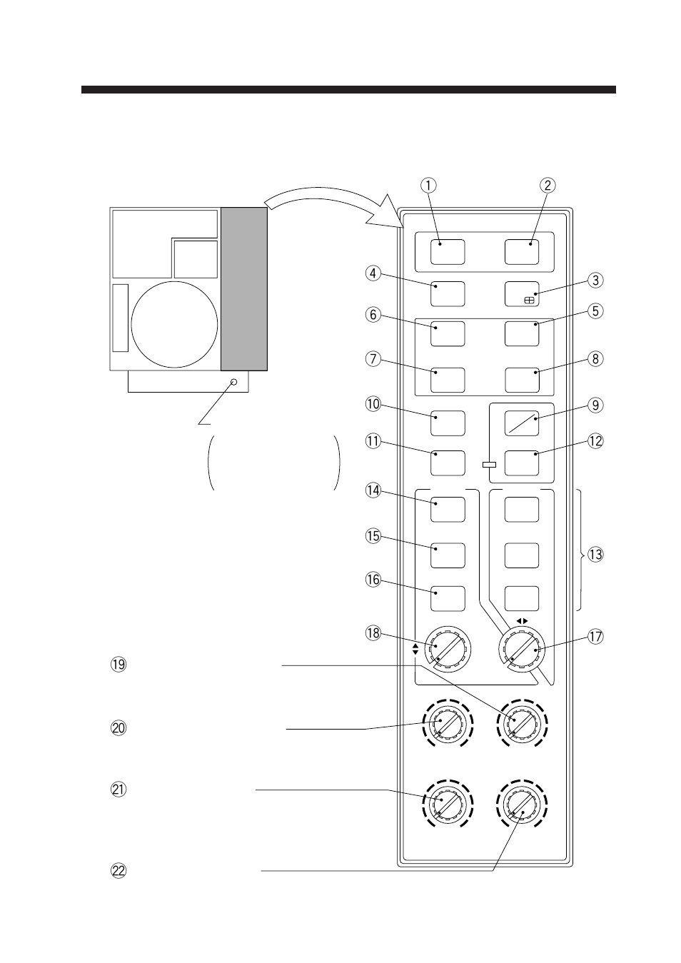 Chapter 2. operation, Control panel layout, Contrast control | Brilliance control, Dimmer control, Volume control, Degauss button | Furuno CI-35H User Manual | Page 21 / 69