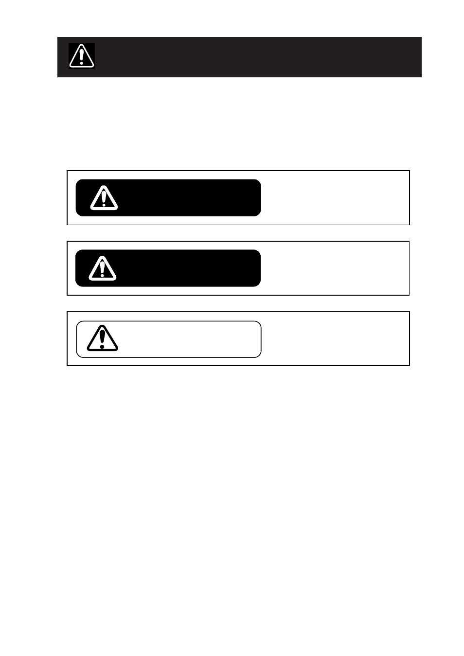 Safety instructions, Danger, Caution warning | Furuno CI-35H User Manual | Page 3 / 69