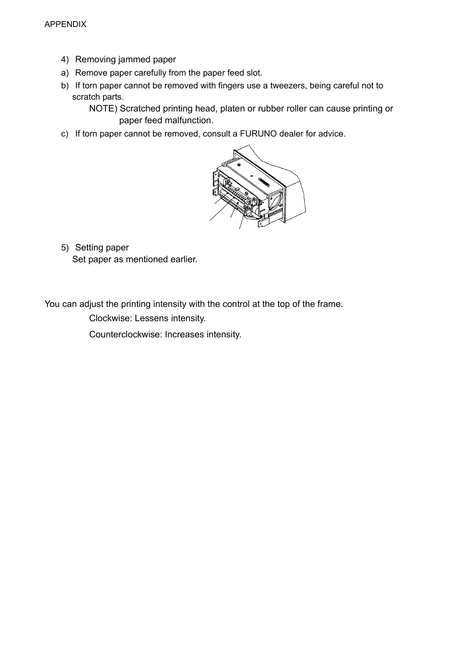 Ap-24, Adjusting printing intensity | Furuno FM-8800D User Manual | Page 130 / 137