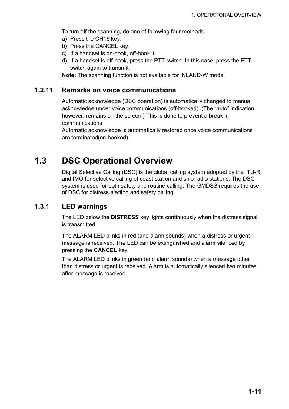 3 dsc operational overview | Furuno FM-8800D User Manual | Page 23 / 137
