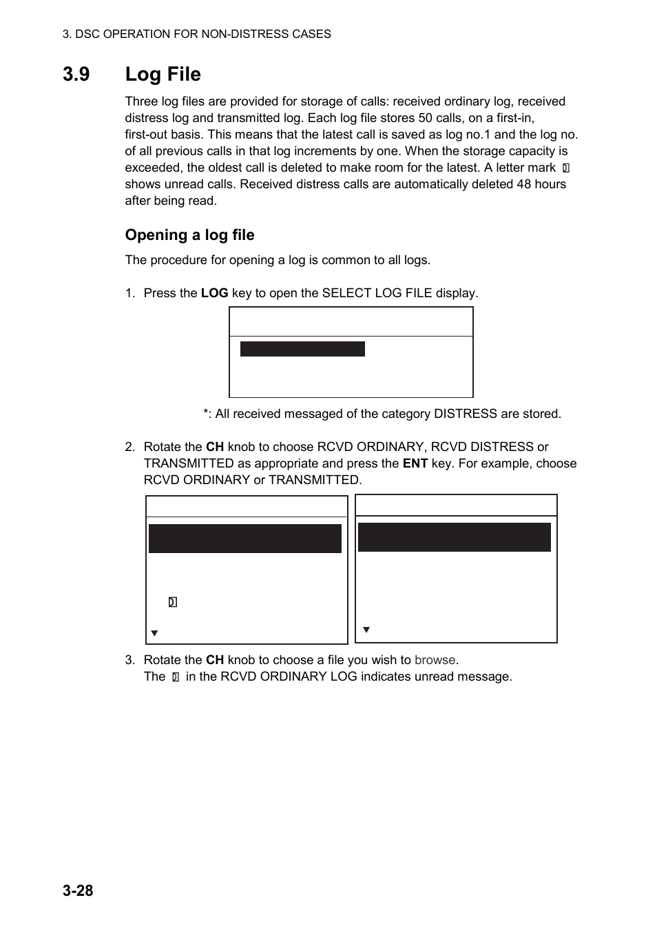 9 log file | Furuno FM-8800D User Manual | Page 74 / 137