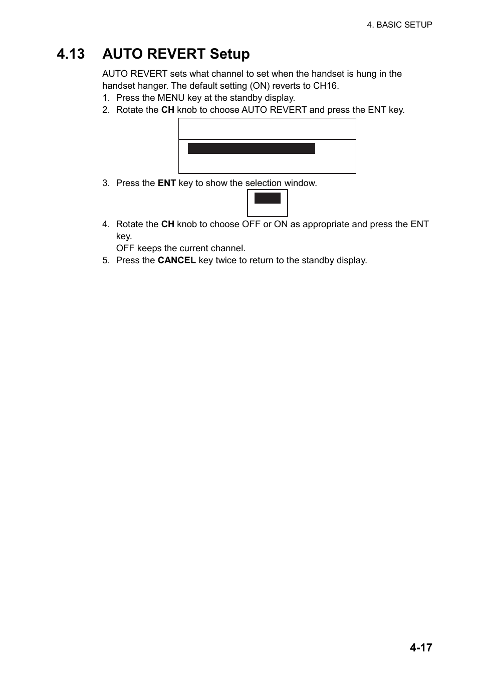 13 auto revert setup | Furuno FM-8800D User Manual | Page 93 / 137