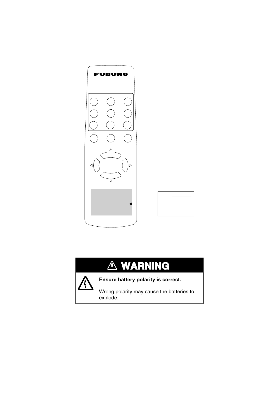 2 remote controller, Warning | Furuno LCD DISPLAY MU-155C User Manual | Page 11 / 36