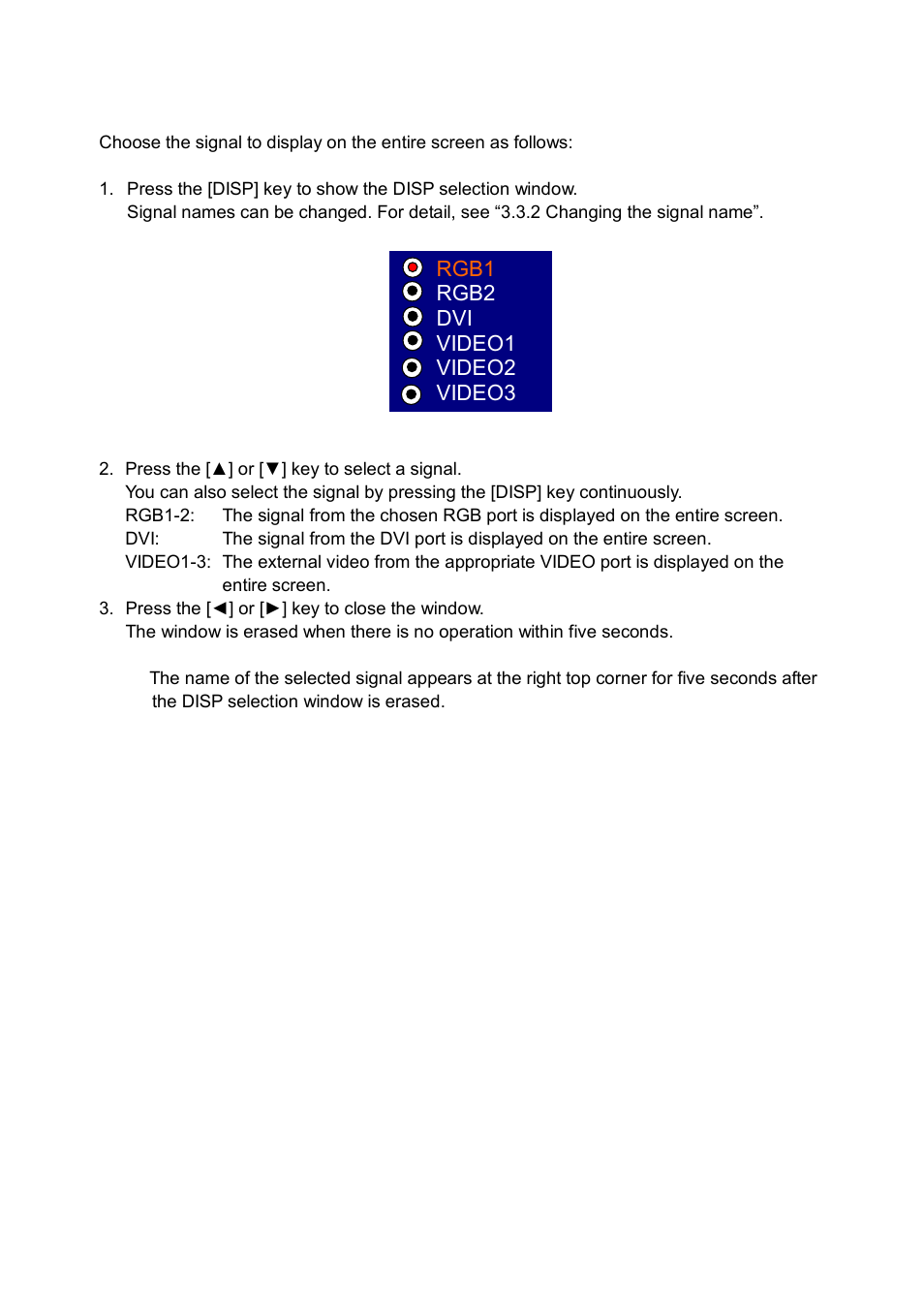 3 choosing source for main picture | Furuno LCD DISPLAY MU-155C User Manual | Page 23 / 36