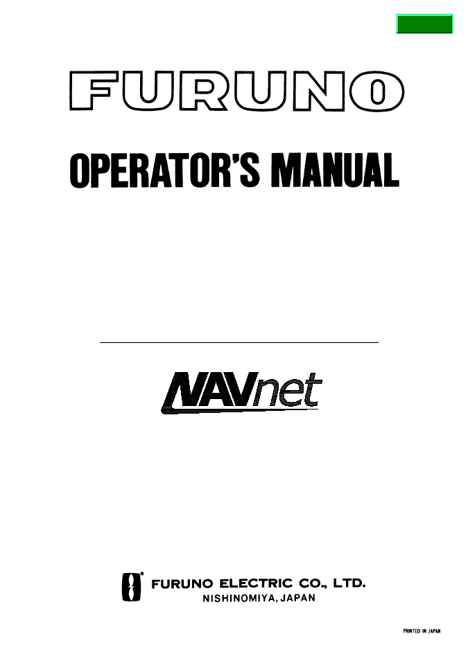 Furuno NAVNET 1823C User Manual | 260 pages